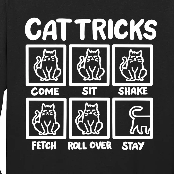 Cat Tricks Tall Long Sleeve T-Shirt