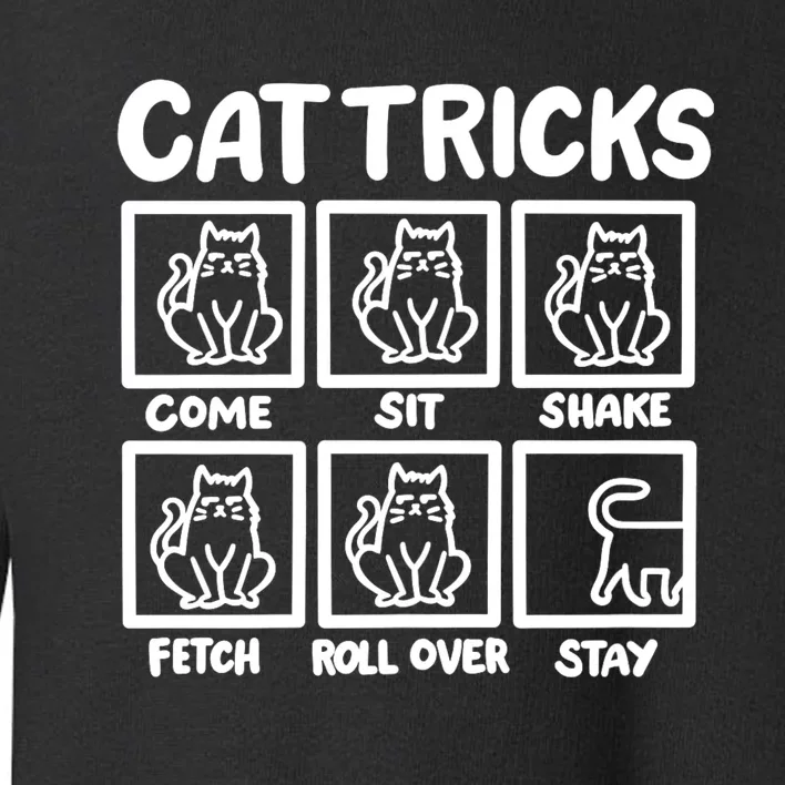 Cat Tricks Toddler Sweatshirt