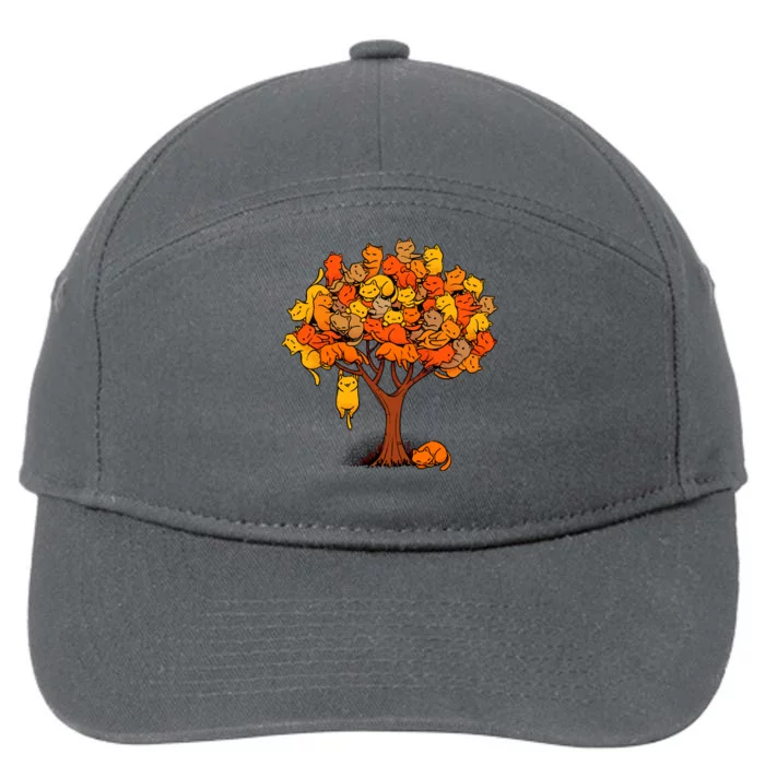 Cat Tree 7-Panel Snapback Hat