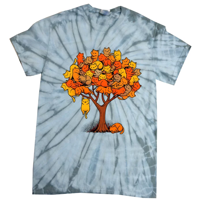 Cat Tree Tie-Dye T-Shirt