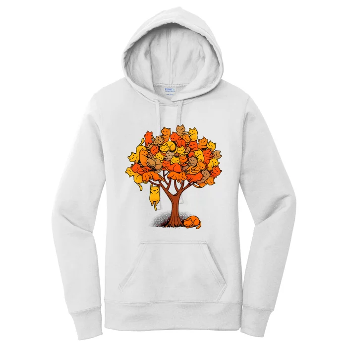 Cat Tree Women's Pullover Hoodie