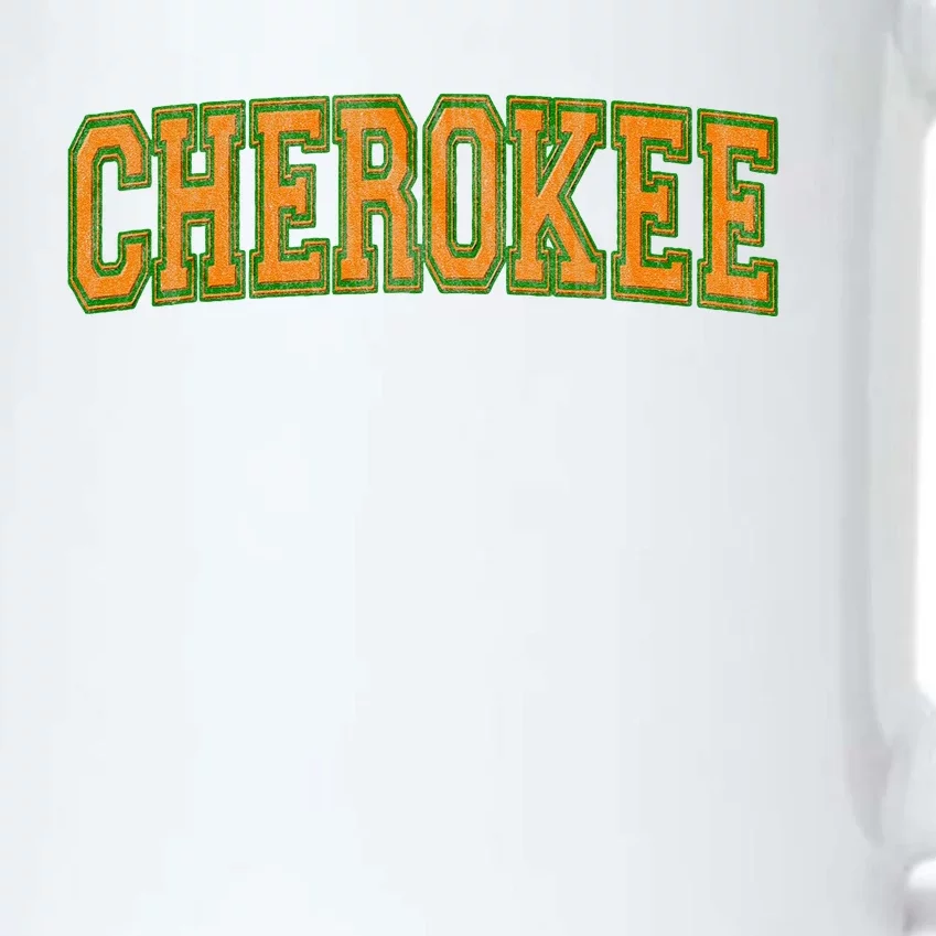 Cherokee Tribe Cherokee Nation Cherokee Varsity Black Color Changing Mug