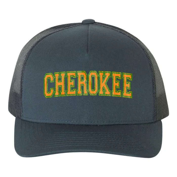 Cherokee Tribe Cherokee Nation Cherokee Varsity Yupoong Adult 5-Panel Trucker Hat