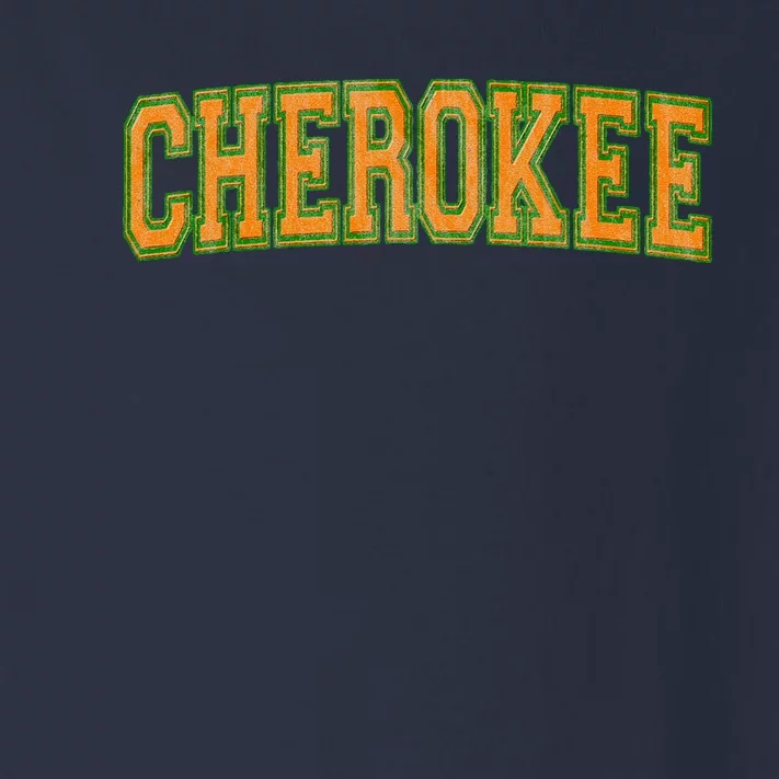 Cherokee Tribe Cherokee Nation Cherokee Varsity Toddler Long Sleeve Shirt