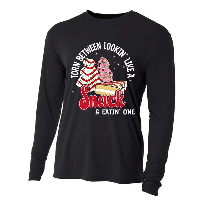 Christmas Tree Cake Looking Like A Snack Christmas Tree Cake Cooling Performance Long Sleeve Crew