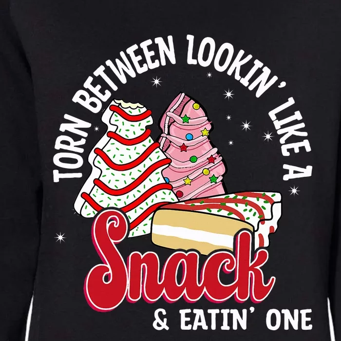 Christmas Tree Cake Looking Like A Snack Christmas Tree Cake Womens California Wash Sweatshirt