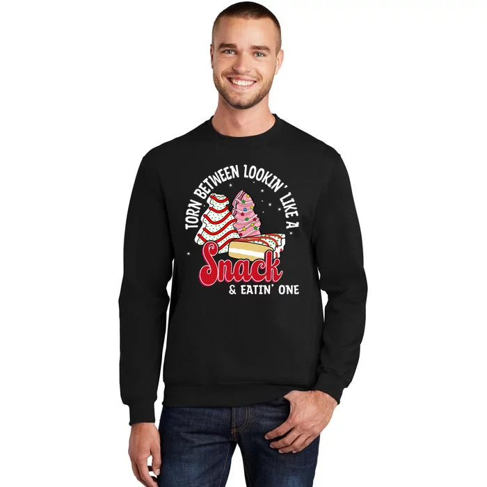 Christmas Tree Cake Looking Like A Snack Christmas Tree Cake Tall Sweatshirt