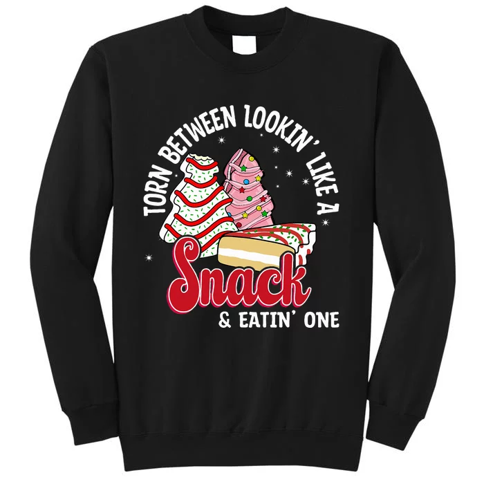 Christmas Tree Cake Looking Like A Snack Christmas Tree Cake Tall Sweatshirt