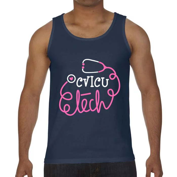 Cvicu Tech Critical Care Technologists Cardiovascular Tech Gift Comfort Colors® Tank Top