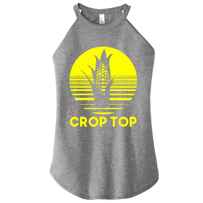 Crop Top Women’s Perfect Tri Rocker Tank