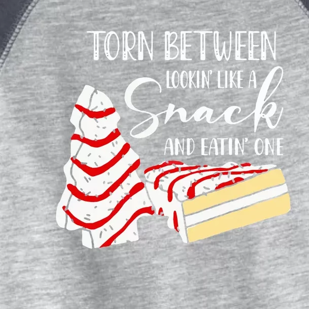 Christmas Tree Cake Torn Between Looking Like A Snack Toddler Fine Jersey T-Shirt