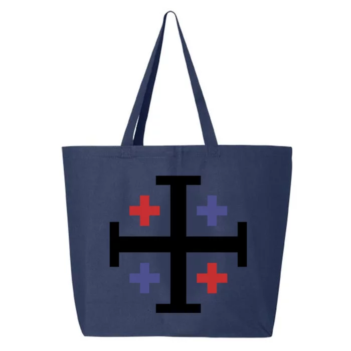 Cross TShirt. Christianity Shirt. 25L Jumbo Tote