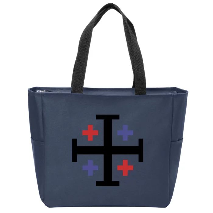 Cross TShirt. Christianity Shirt. Zip Tote Bag