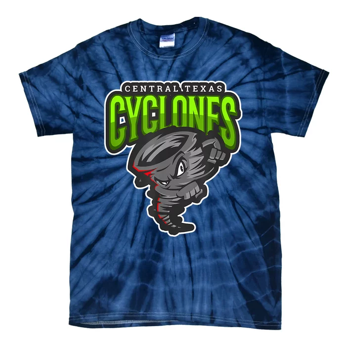 Central Texas Cyclones Merch Tie-Dye T-Shirt