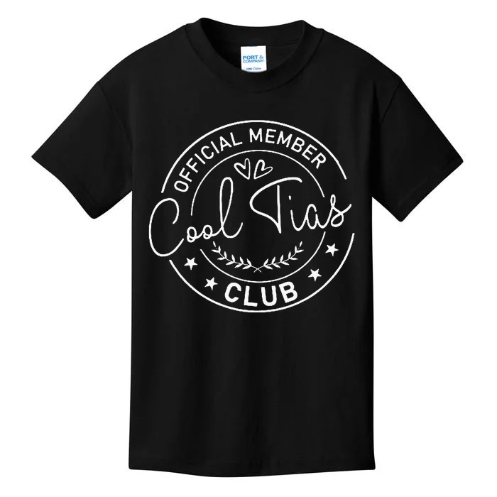 Cool Tia Club Latin Mexicana Aunt Mexican Auntie Apparel Tia Kids T-Shirt