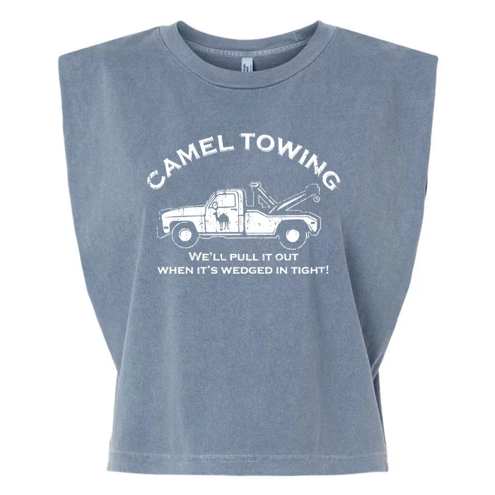 Camel Towing Garment-Dyed Women's Muscle Tee