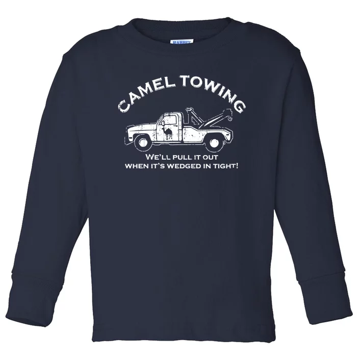 Camel Towing Toddler Long Sleeve Shirt