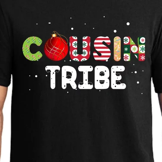 Cousin Tribe Cousin Holiday Christmas Funny Gift Boys Cool Gift Pajama Set