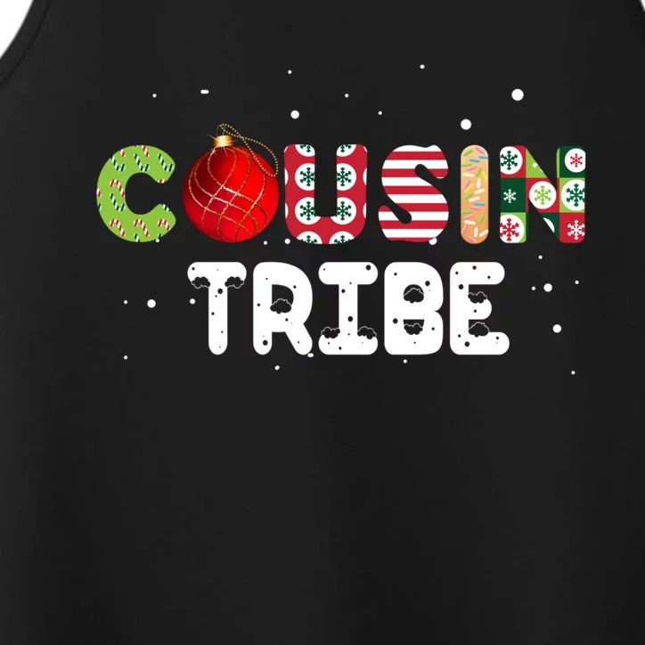 Cousin Tribe Cousin Holiday Christmas Funny Gift Boys Cool Gift Performance Tank