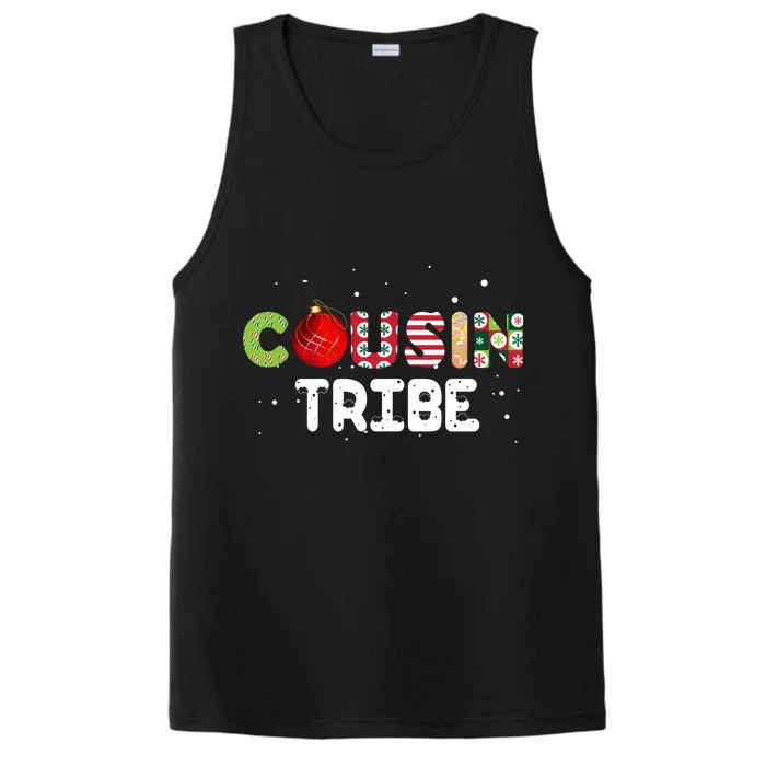 Cousin Tribe Cousin Holiday Christmas Funny Gift Boys Cool Gift Performance Tank