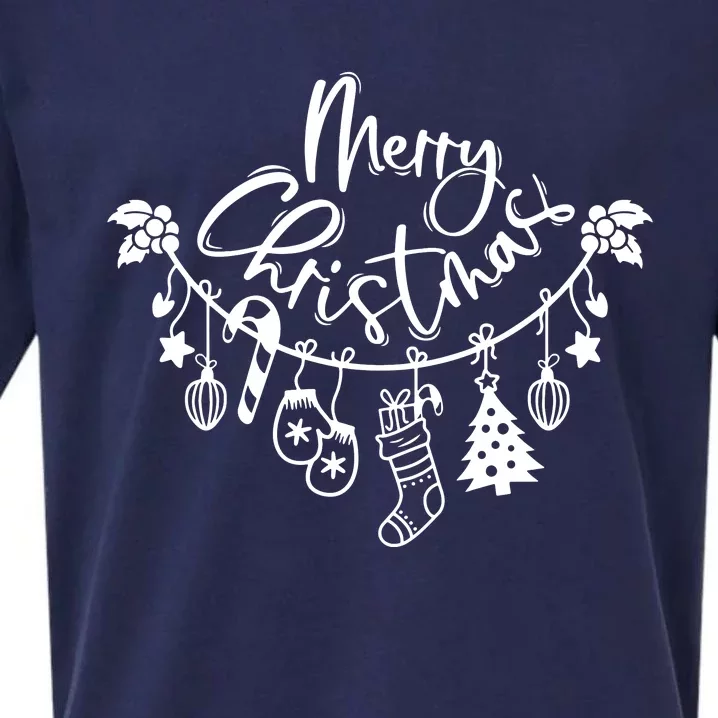 Christmas Tree Sueded Cloud Jersey T-Shirt