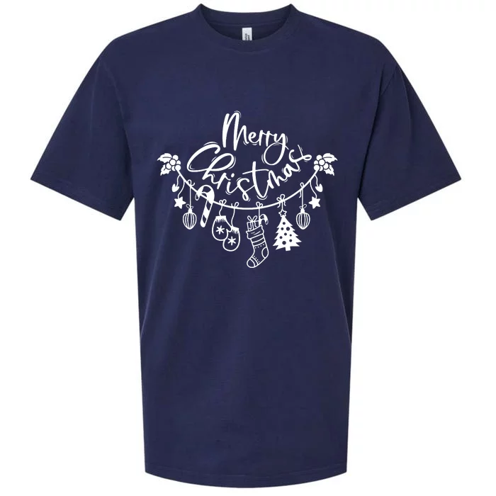 Christmas Tree Sueded Cloud Jersey T-Shirt