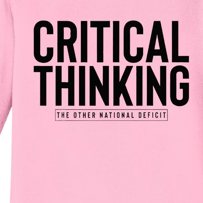 Critical Thinking Baby Long Sleeve Bodysuit