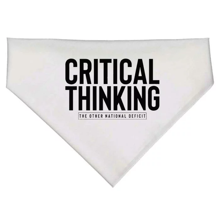 Critical Thinking USA-Made Doggie Bandana