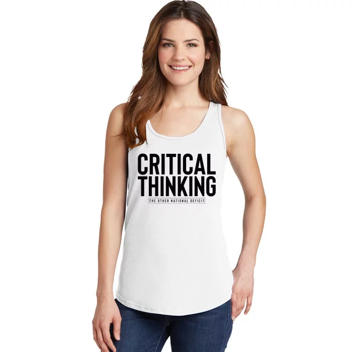 Critical Thinking Ladies Essential Tank