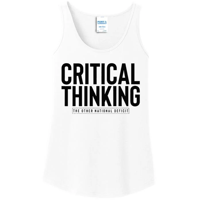 Critical Thinking Ladies Essential Tank