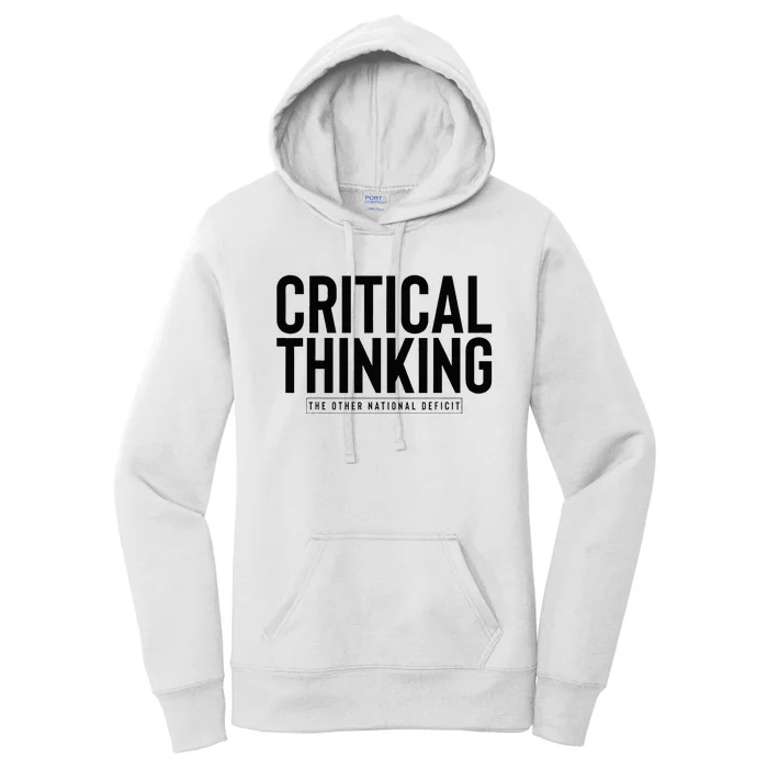 Critical Thinking Women's Pullover Hoodie