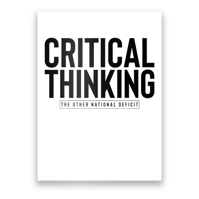 Critical Thinking Poster