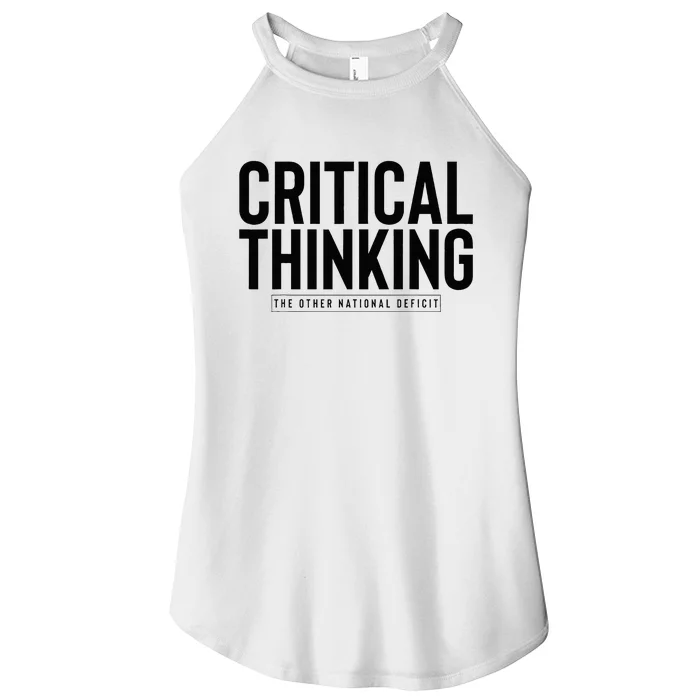 Critical Thinking Women’s Perfect Tri Rocker Tank