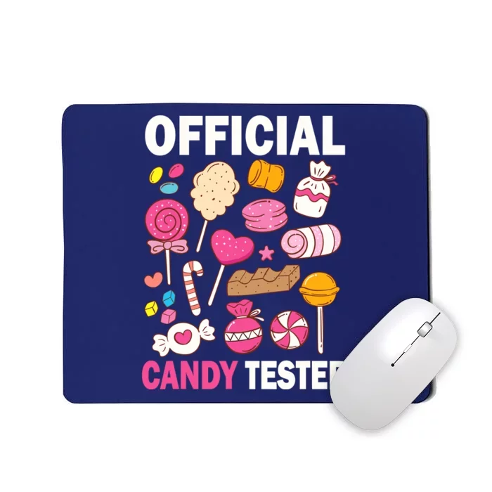 Candy Tester Cool Candy Lollipop Halloween Sweet Mousepad