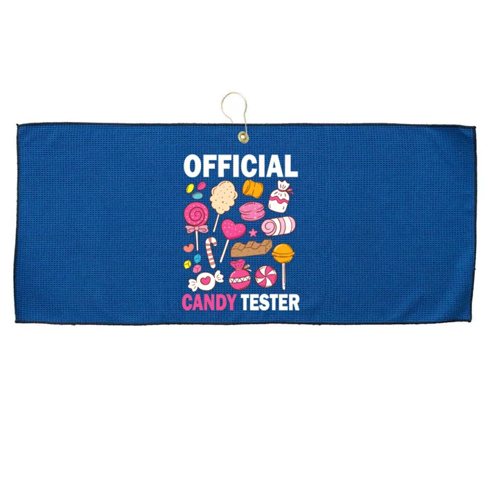 Candy Tester Cool Candy Lollipop Halloween Sweet Large Microfiber Waffle Golf Towel