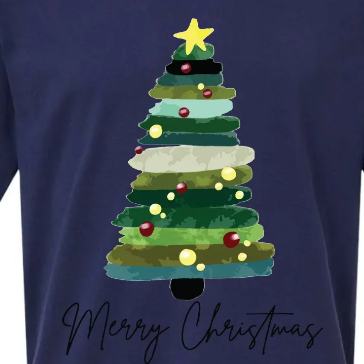 Christmas Trees Sueded Cloud Jersey T-Shirt