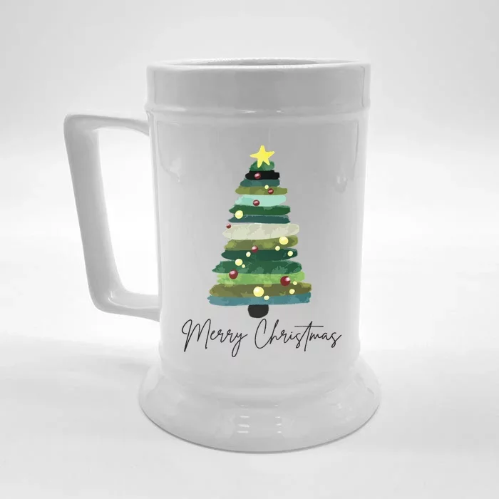 Christmas Trees Front & Back Beer Stein