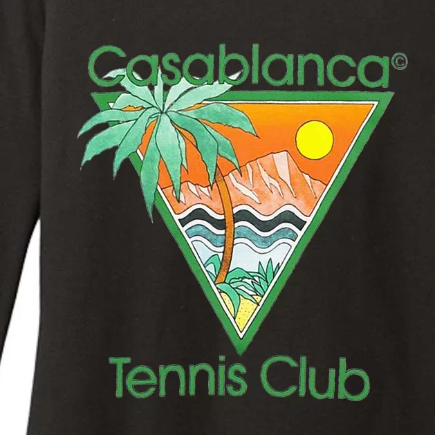 Casablanca Tennis Club Womens CVC Long Sleeve Shirt