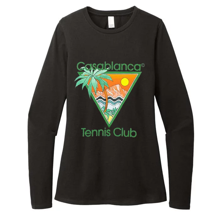 Casablanca Tennis Club Womens CVC Long Sleeve Shirt