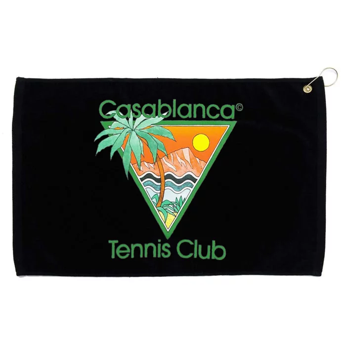 Casablanca Tennis Club Grommeted Golf Towel