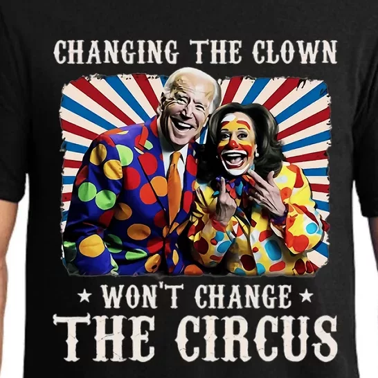 Changing The Clown WonT Change The Circus Kamala Clown Pajama Set