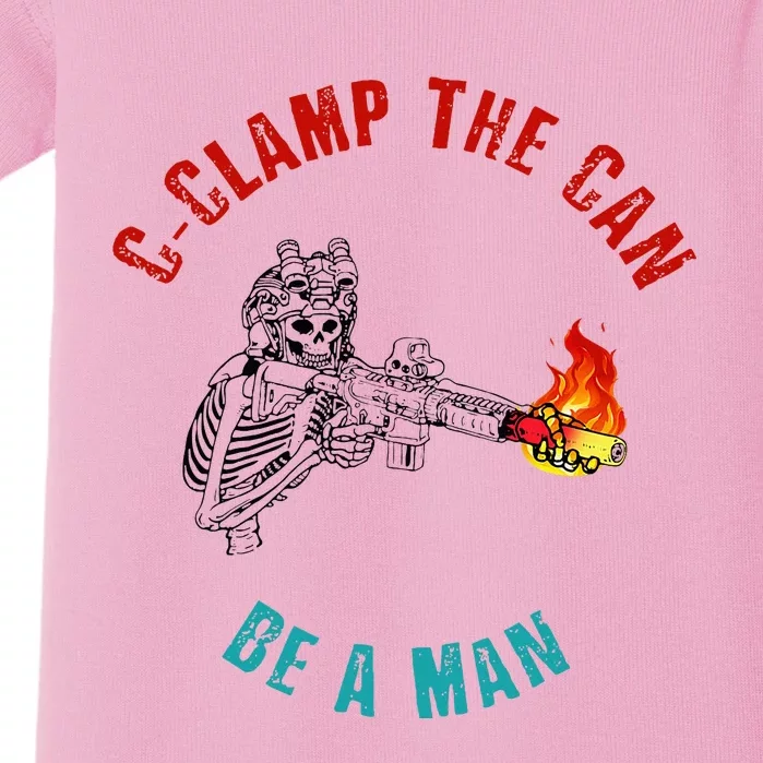 Cclamp The Can Be A Man Baby Bodysuit