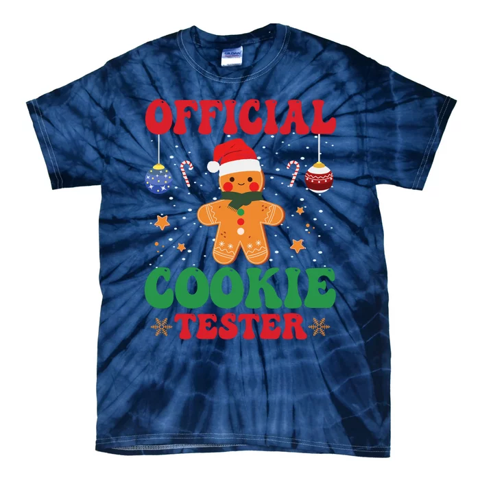 Cookie Tester Cute Gingerbread Christmas Baking Tie-Dye T-Shirt