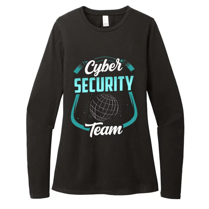 Cybersecurity Team Cyber Security Hacking Hack Hacker Womens CVC Long Sleeve Shirt