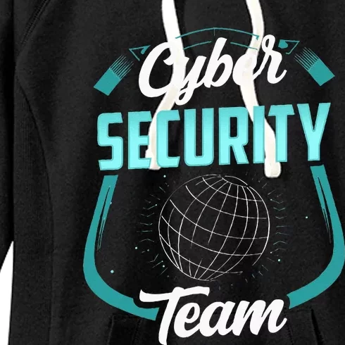 Cybersecurity Team Cyber Security Hacking Hack Hacker Women's Fleece Hoodie