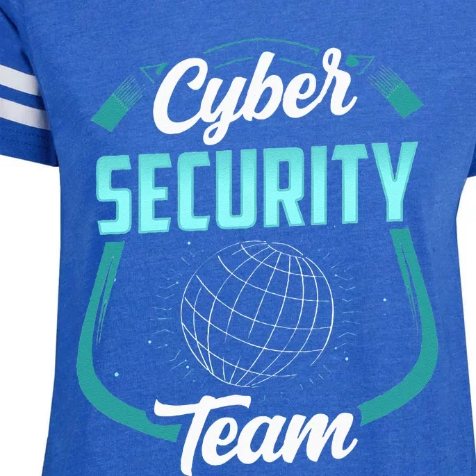 Cybersecurity Team Cyber Security Hacking Hack Hacker Enza Ladies Jersey Football T-Shirt