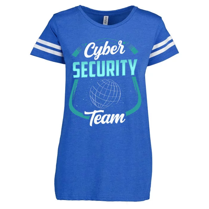 Cybersecurity Team Cyber Security Hacking Hack Hacker Enza Ladies Jersey Football T-Shirt