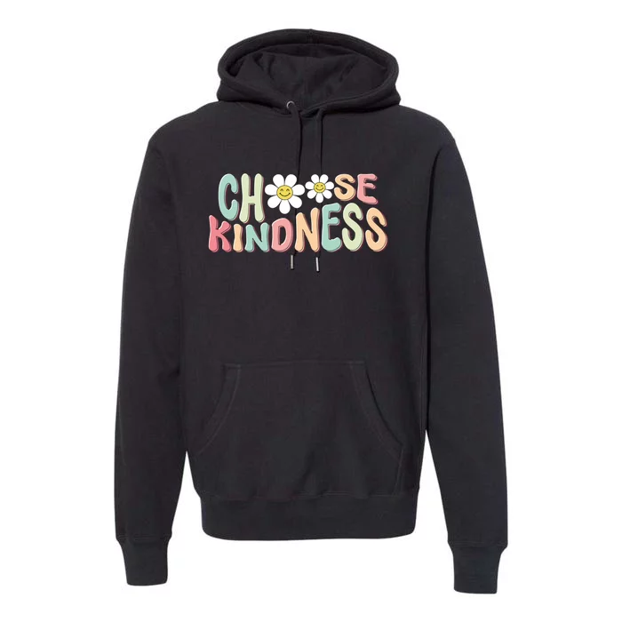 Cute Teacher Choose Kindness Be Kind Teacher Premium Hoodie