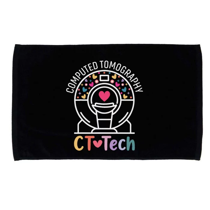 Ct Tech Computed Tomography Technologist Radiology Ct Scan Microfiber Hand Towel