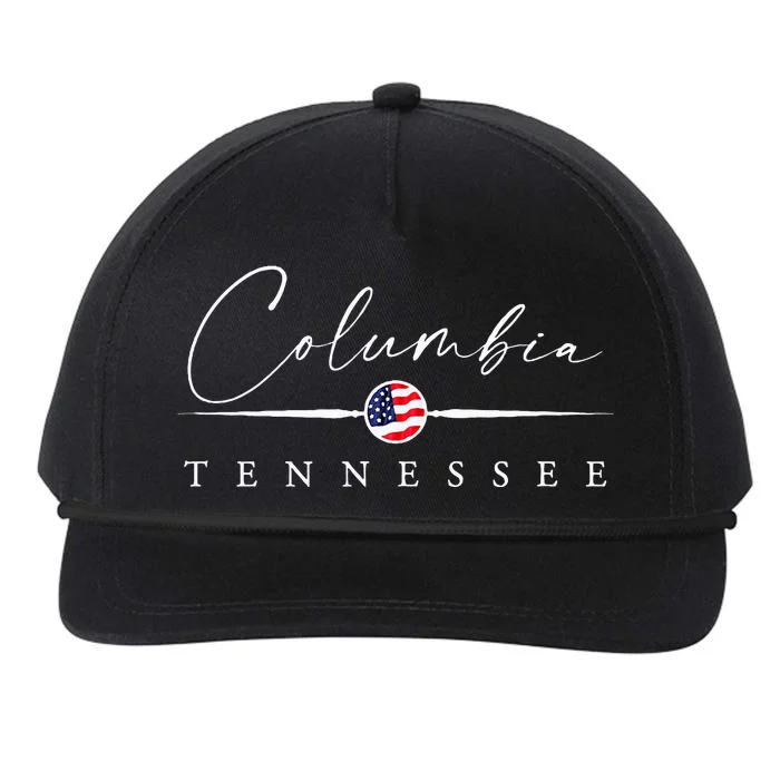 Columbia Tennessee Snapback Five-Panel Rope Hat